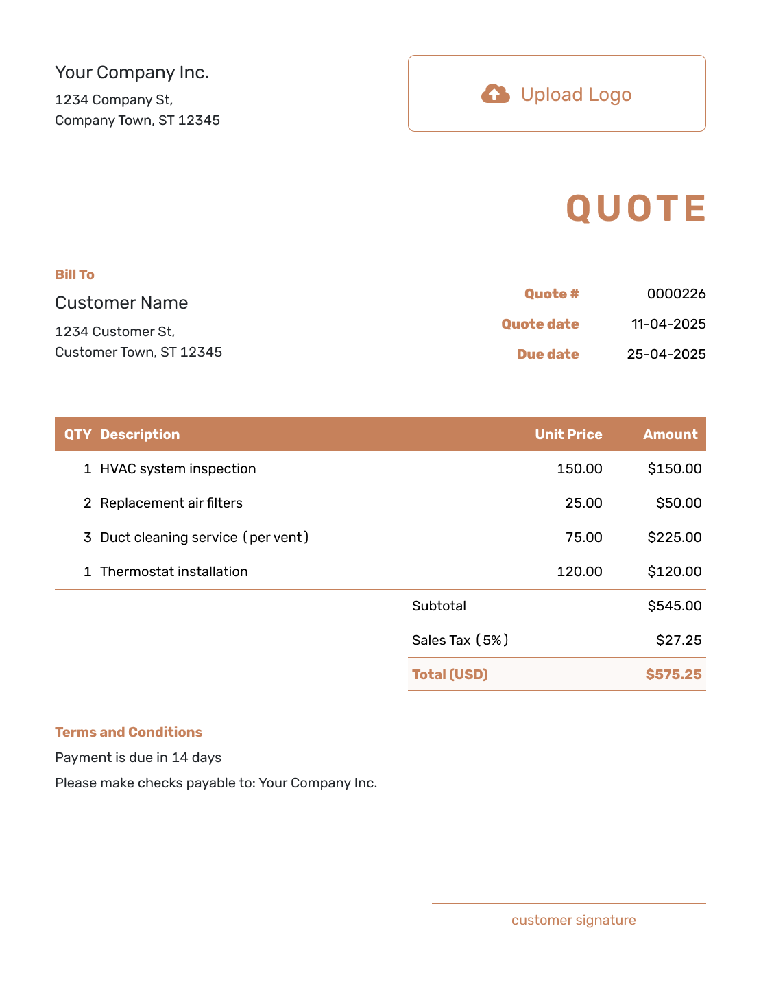 Free Cost Quote Template Docelf Free Cost Quote Template Docelf