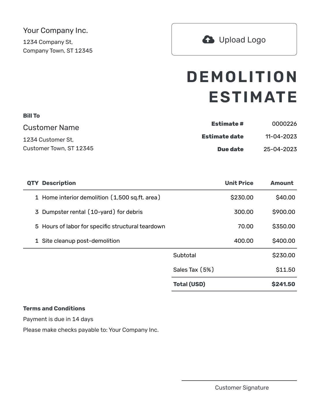 Demolition Plan Example At Roger Hughes Blog