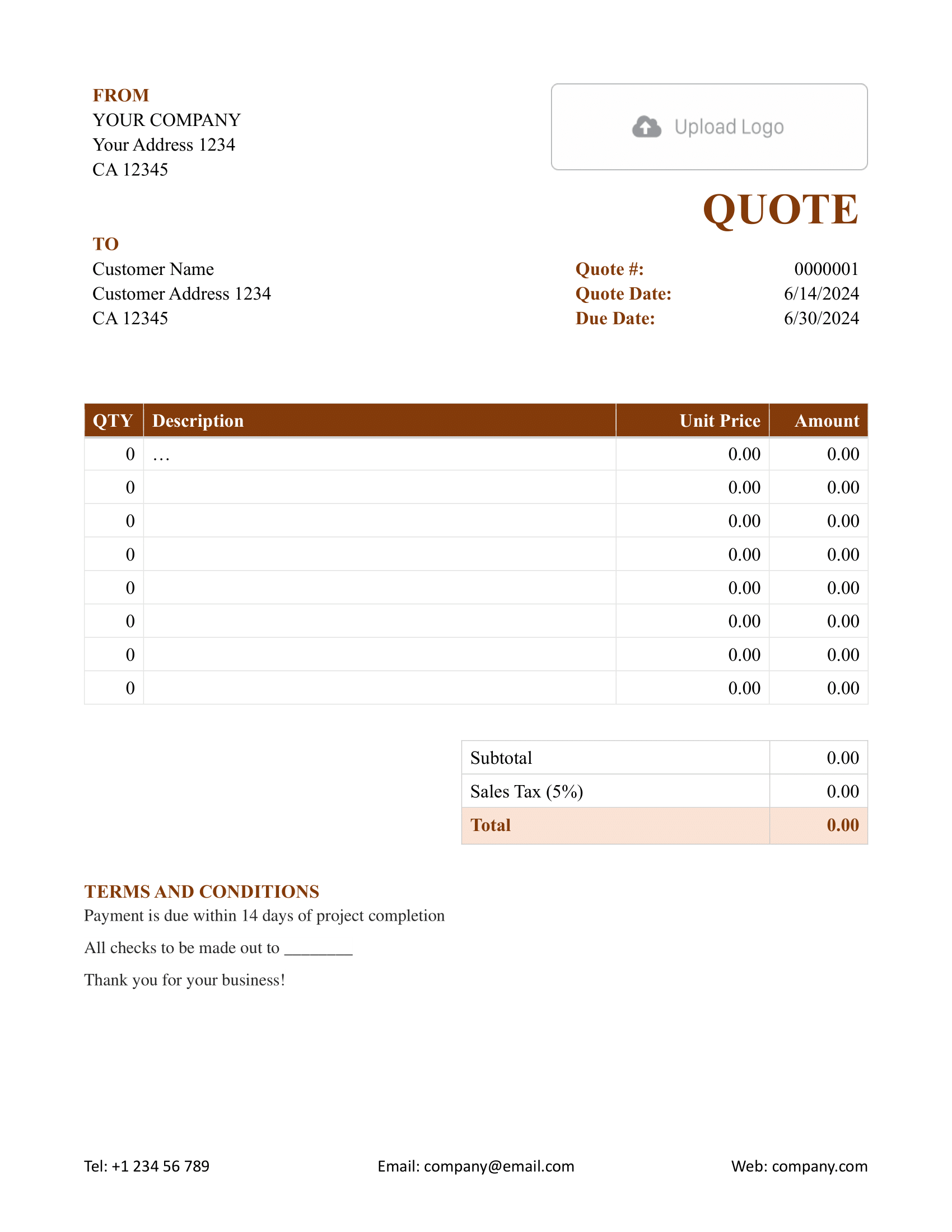 Hourly Word Quote Template